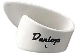 Dunlop Médiator Púa Doigts Blanc Large - Lot De 12