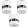 Alecto Pack de 3 Mini Détecteurs de Fumée SD1020