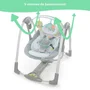 Ingenuity Balancelle Électrique Plébébé INGENUITY Hugs & Hoots - Cadeau bébé, 5 vitesses, mélodies, barre d'activité et piles longue durée
