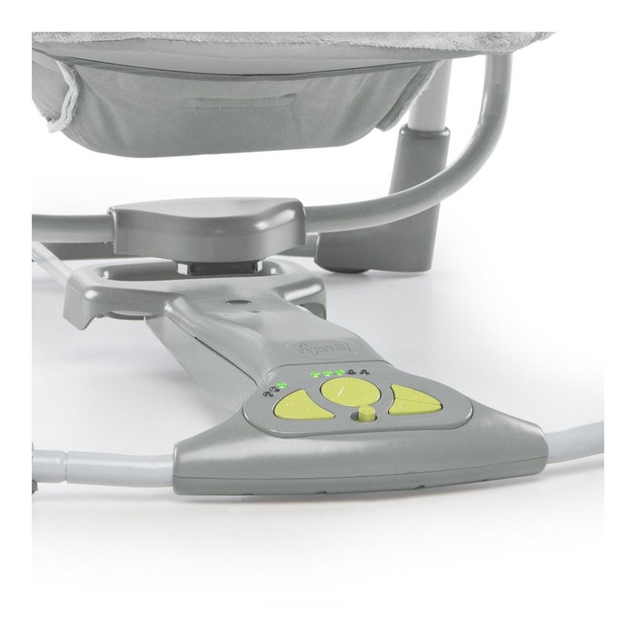 Ingenuity Balancelle électrique pliable Swing and Go Hugs & Hoots - Blanc et gris Ingenuity Balancelle électrique pliable Swing and Go Hugs & Hoots - Blanc et gris