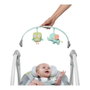 Ingenuity Balancelle électrique pliable Swing and Go Hugs & Hoots - Blanc et gris