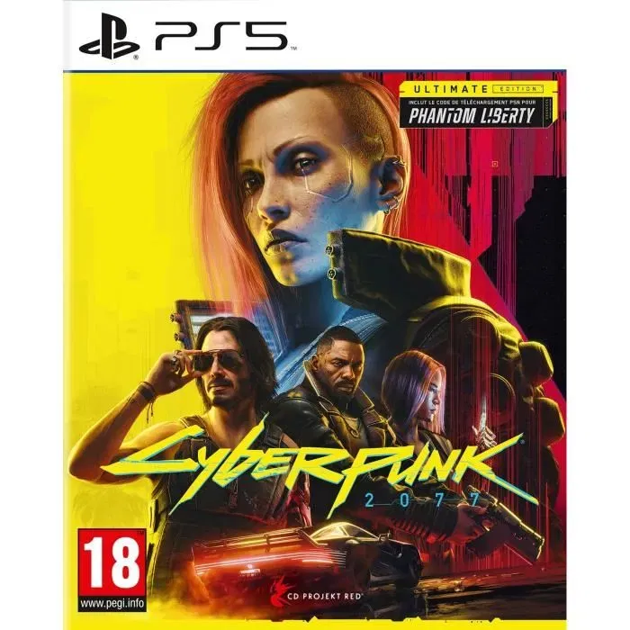 CD Projekt Red Cyberpunk 2077: Ultimate Edition - Jeu de rôle d'action-aventure en monde ouvert pour PlayStation 5 CD Projekt Red Cyberpunk 2077: Ultimate Edition - Jeu de rôle d'action-aventure en monde ouvert pour PlayStation 5