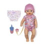 Zapf Creation - Poupée Baby Born avec Patito Berta 840498, poussette et vélo sans pédales pour poupée, jeu d'imitation, dès 12 mois