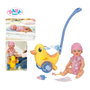 Zapf Creation - Poupée Baby Born avec Patito Berta 840498, poussette et vélo sans pédales pour poupée, jeu d'imitation, dès 12 mois