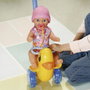 Zapf Creation - Poupée Baby Born avec Patito Berta 840498, poussette et vélo sans pédales pour poupée, jeu d'imitation, dès 12 mois