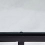 BigBuy Home Table Basse Blanc Noir Verre Marbre Fer 80 x 80 x 46,5 cm