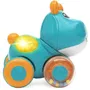 Chicco Hippo Sprint&go - Trotteur interactif avec sons, lumières et mouvements de tête pour bébé de 6 mois - Bleu et orange