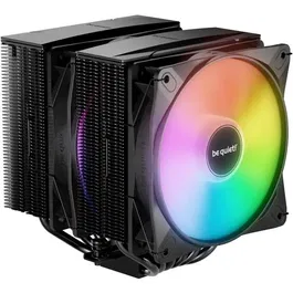 BE QUIET! Pure Rock Pro 3 LX - Ventirad CPU - Refroidissement Haute Performance - 6 Caloducs - 2 Ventilateurs Light Wings LX 120 mm PWM ARGB - Compatible Pâte Métal Liquide