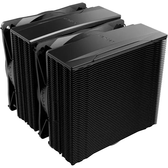 BE QUIET! Pure Rock Pro 3 LX - Ventirad CPU - Refroidissement Haute Performance - 6 Caloducs - 2 Ventilateurs Light Wings LX 120 mm PWM ARGB - Compatible Pâte Métal Liquide