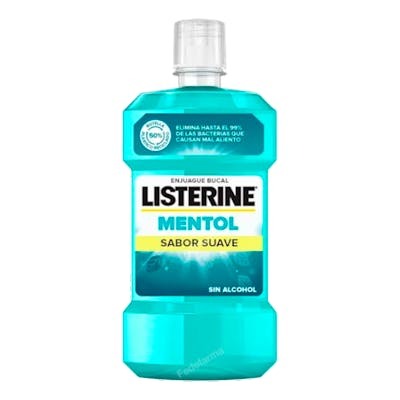 LISTERINE Mentol Suave Zero 750 ml LISTERINE Mentol Suave Zero 750 ml