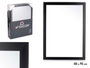 Giftdecor Miroir Noir 55,5x75 cm avec Cadre en Plastique Cristal (Set de 8)
