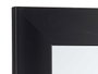Giftdecor Miroir Noir 55,5x75 cm avec Cadre en Plastique Cristal (Set de 8)
