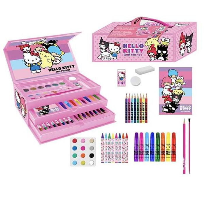 Boîte d’Activités pour coloriage Hello Kitty Rose
