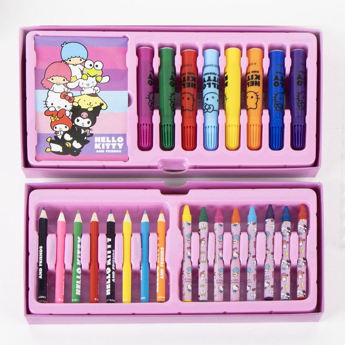 Cerdá Boîte d'activités pour coloriage Hello Kitty Rose