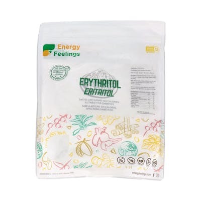 Energy Feelings Eritritol en Poudre 1 kg Édulcorant Acalorique Vegan Sans Gluten Energy Feelings Eritritol en Poudre 1 kg Édulcorant Acalorique Vegan Sans Gluten