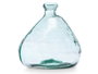 GIFTDECOR Vase en verre recyclé irrégulier 33 cm transparent