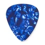 DUNLOP Pack de 72 médiators Genuine Celluloid Classic Bleu Nacré - Thin