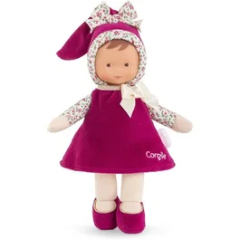 Corolle - Doudou Miss Rose Grenadine 25 cm - Poupée de veille à senteur vanille - Pour bébé dès la naissance