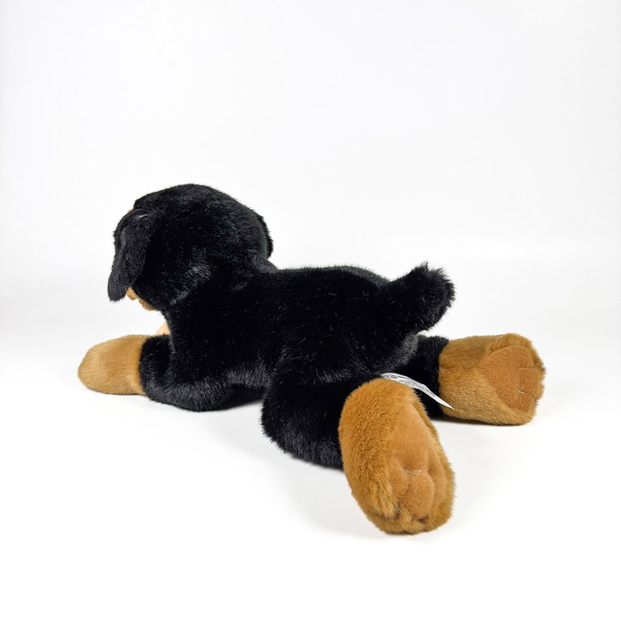 Peluche Rottweiler Couché 25cm - Jouet Licencié BOCALAN - DEQUBE 939D00296