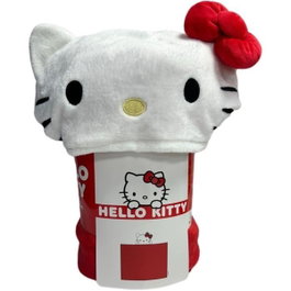 Marvel Assortiment de 3 plaids à capuche 3D - Hello Kitty, Gabby et Pat' Patrouille - 120 x 150 cm
