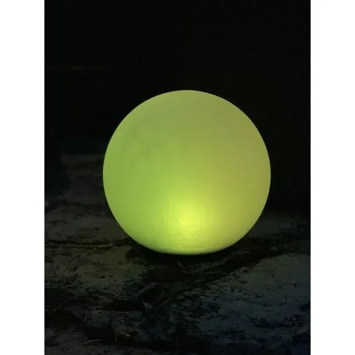 Galix Boule solaire extérieure 30 cm multicolore avec télécommande - Décorative flottante ou à planter - Luminaire pour jardin terrasse