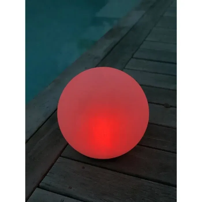 Galix Boule solaire extérieure 30 cm multicolore avec télécommande - Décorative flottante ou à planter - Luminaire pour jardin terrasse
