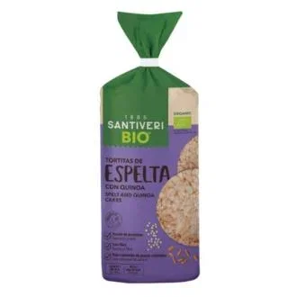 SANTIVERI Tortitas Épeautre Quinoa 100g Bio SANTIVERI Tortitas Épeautre Quinoa 100g Bio