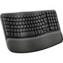 clavier et souris Logitech Graphite Acier Espagnol Qwerty