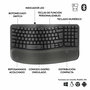 clavier et souris Logitech Graphite Acier Espagnol Qwerty