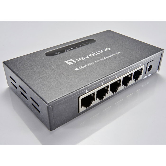Level One GEU-0523 Switch Gigabit 5 ports