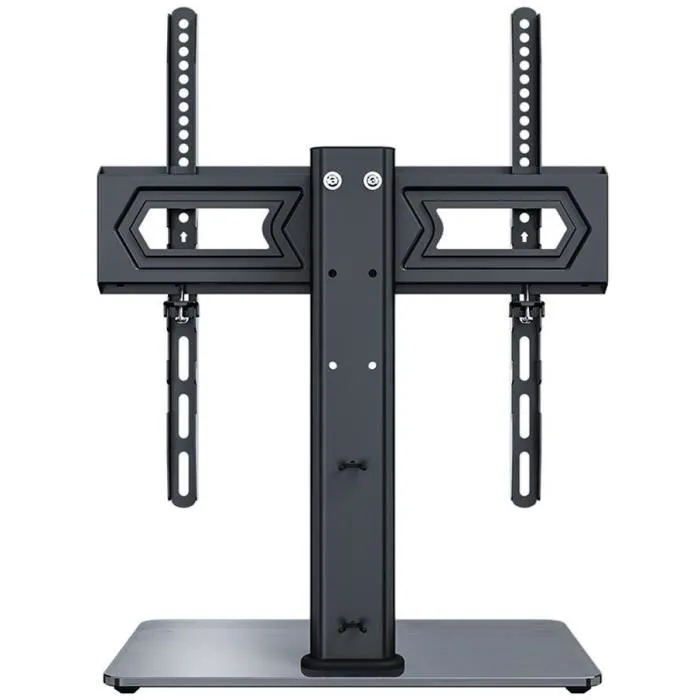 Stell SHO 4800 - Support TV sur pied central pour téléviseurs 32 à 55 pouces, charge 40 kg, inclinaison +/- 25°, réglable en hauteur, gestion des câbles
