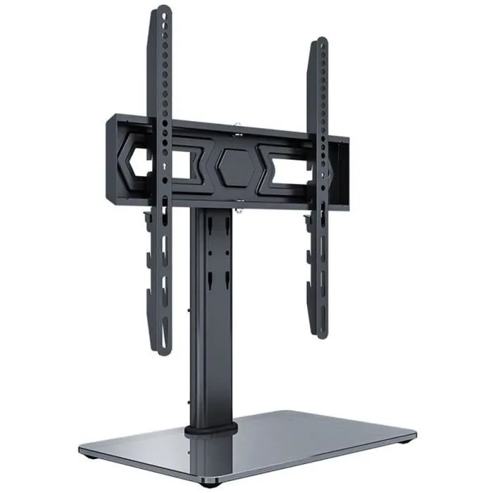 Stell SHO 4800 - Support TV sur pied central pour téléviseurs 32 à 55 pouces, charge 40 kg, inclinaison +/- 25°, réglable en hauteur, gestion des câbles