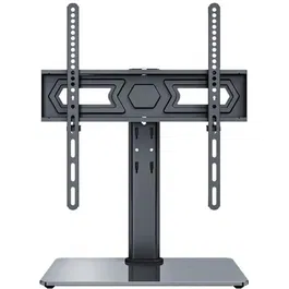 Stell SHO 4800 - Support TV sur pied central pour téléviseurs 32 à 55 pouces, charge 40 kg, inclinaison +/- 25°, réglable en hauteur, gestion des câbles