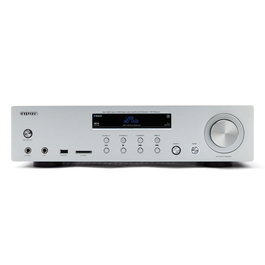 Aiwa AMU-120BT Amplificateur Stéréo 120W Bluetooth 5.0 USB SD Entrées Multiples Argent