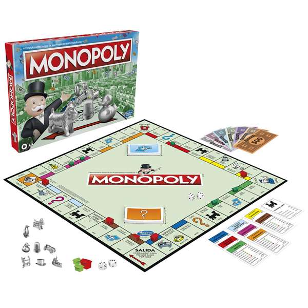 Hasbro Monopoly Classique Édition Madrid - Jeu de Société en Espagnol