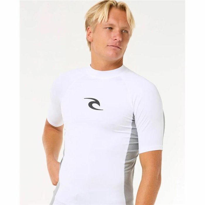 T-Shirt de Bain Rip Curl Waves Upf Perf S/S Blanc