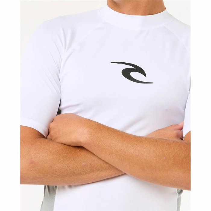 T-Shirt de Bain Rip Curl Waves Upf Perf S/S Blanc