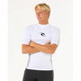 T-Shirt de Bain Rip Curl Waves Upf Perf S/S Blanc