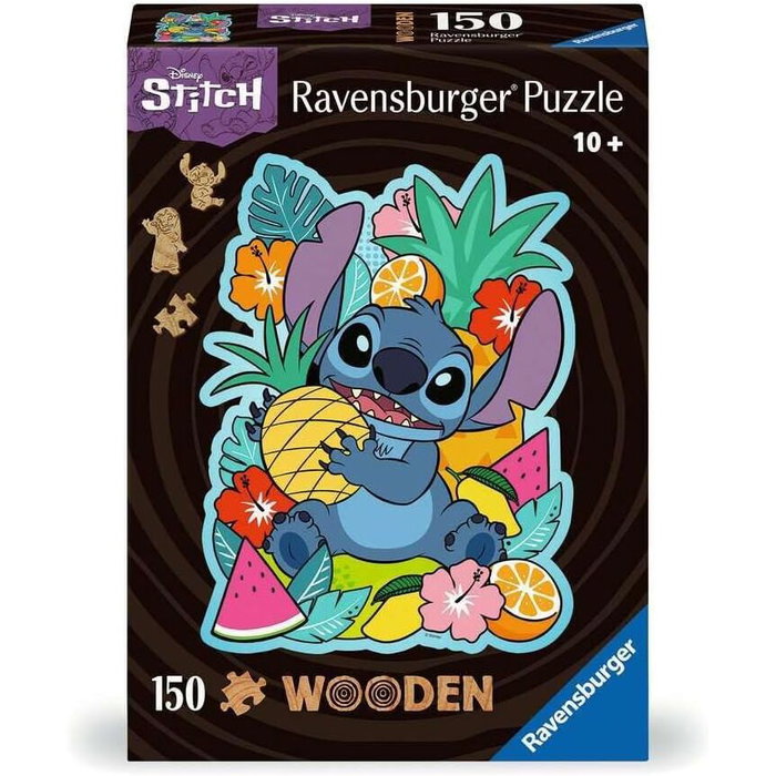 RAVENSBURGER - Puzzle Disney Stitch en bois 150 pièces - 20 x 25 cm RAVENSBURGER - Puzzle Disney Stitch en bois 150 pièces - 20 x 25 cm
