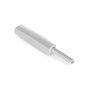 Emuca Lot de 10 serrures de porte à visser dans le meuble avec réglage Push Lite, longueur 80mm, Amortisseur, Plastique, Gris