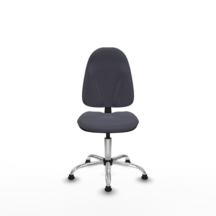 PIQUERAS Y CRESPO Chaise de bureau Algarra, gris foncé, sans accoudoirs