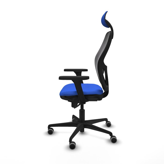 Piqueras y Crespo Chaise de Bureau avec Appui-tête 3D036G1 Bleu Piqueras y Crespo Chaise de Bureau avec Appui-tête 3D036G1 Bleu