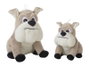 Creaciones Llopis Peluche Bulldog en polyester, 35 cm, Jouet doudou pour enfant à partir de 3 ans
