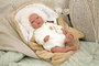 Muñecas Arias Reborn Alejandra - Poupée réaliste avec poids de 40 cm, inclut tétine - Version espagnole