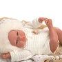 Muñecas Arias Reborn Alejandra - Poupée réaliste avec poids de 40 cm, inclut tétine - Version espagnole
