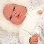 Muñecas Arias Reborn Alejandra - Poupée réaliste avec poids de 40 cm, inclut tétine - Version espagnole
