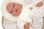 Muñecas Arias Reborn Alejandra - Poupée réaliste avec poids de 40 cm, inclut tétine - Version espagnole