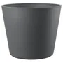 Deroma Pot de fleurs Origin 49 L - Dimensions 48 x 40 cm - Gris - Résistant au gel et UV