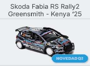 Scalextric Skoda Fabia RS Rally2 Greensmith, Kenya '25 Scalextric Skoda Fabia RS Rally2 Greensmith, Kenya '25