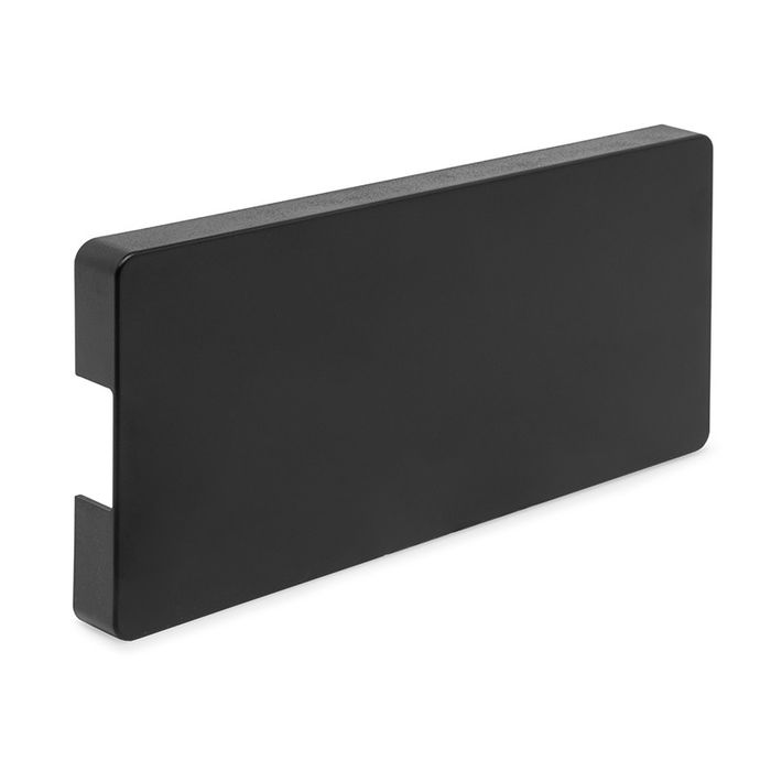 Effegi Brevetti Tapa para Mecanismo Slimwinch, Instalación Sobreponer, Acabado Negro Effegi Brevetti Tapa para Mecanismo Slimwinch, Instalación Sobreponer, Acabado Negro